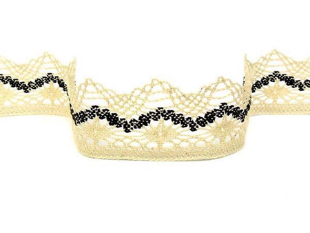 Koronka 5cm bawełniana naturalna