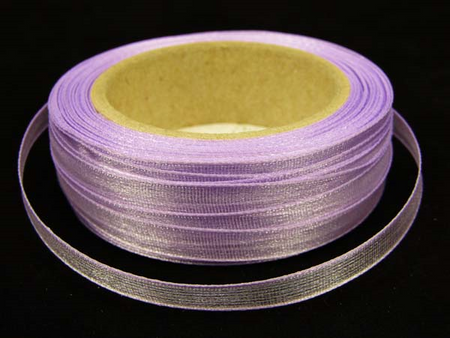 Wstążka 6mm organtyna jasny fiolet