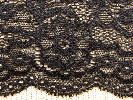 Wstawka 11cm elastyczna czarna