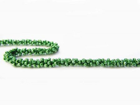 Taśma ozdobna KORALIK zielona