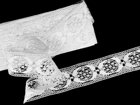 Wstawka 4,3cm bawełniana biała