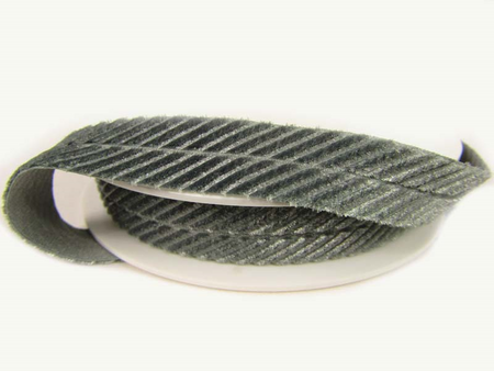 Lamówka 1,6cm elastyczna AKSAMITNA popiel