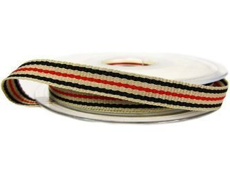 Taśma 10mm ryps lampas beż