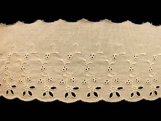 Koronka 9,5cm haft angielski natural