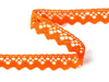 Koronka 1,7cm bawełniana pomarańczowa