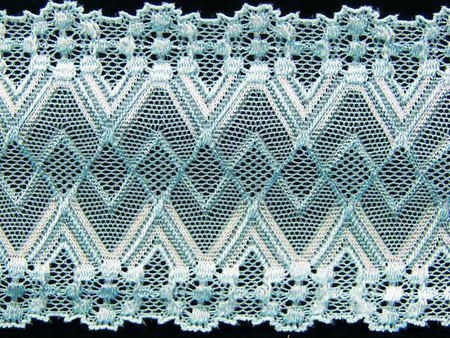 Wstawka 7,5cm elastyczna niebieska