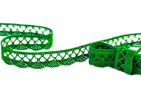 Koronka 1,8cm bawełniana zielona