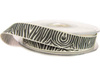 Wstążka 15mm tafta ZEBRA natural