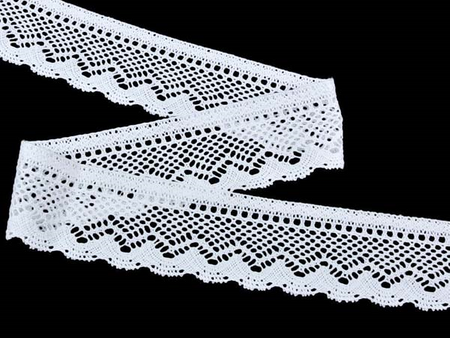 Koronka 5,5cm bawełniana biała