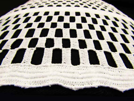 Koronka 130cm gipiurowa ivory