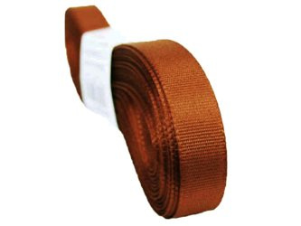 Wstążka 9mm tafta rdza ciemna