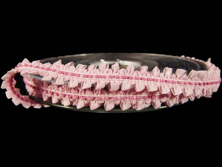 Taśma 10mm elastyczna ROCOCO róż