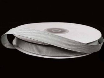 Taśma 9mm ryps poliestrowa popiel