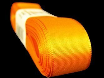 Wstążka 25mm tafta jasny pomarańcz