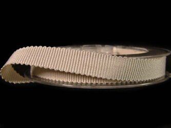 Taśma 10mm ryps bawełniana natural