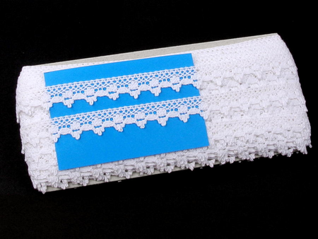 Koronka 2,1cm bawełniana biała