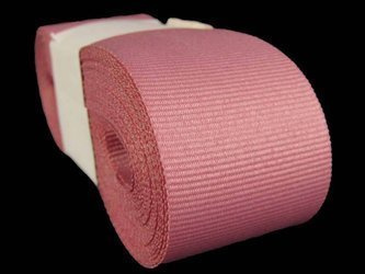 Taśma 37mm ryps poliestrowa antyczny róż