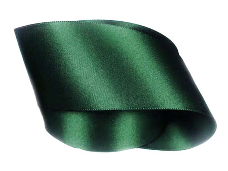 Wstążka 50mm atłas zielona butelka