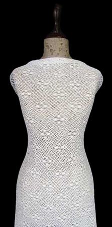 Koronka 120cm elastyczna biała