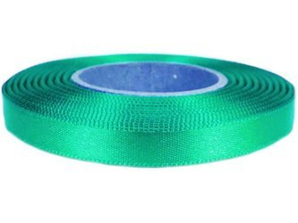 Wstążka 10mm atłas szmaragd