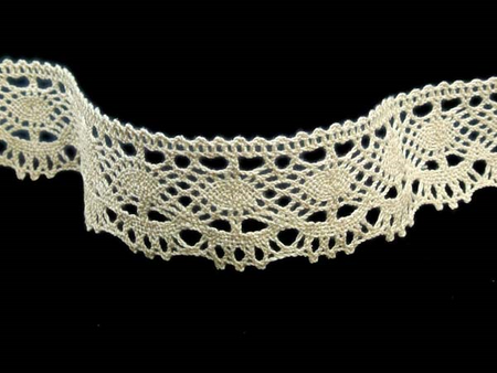Koronka 5,1cm bawełniana naturalna