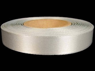Wstążka 15mm atłas jasny popiel
