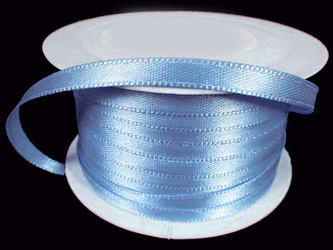 Wstążka 5mm atłas niebieski