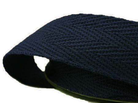 Taśma 20mm bawełniana granat