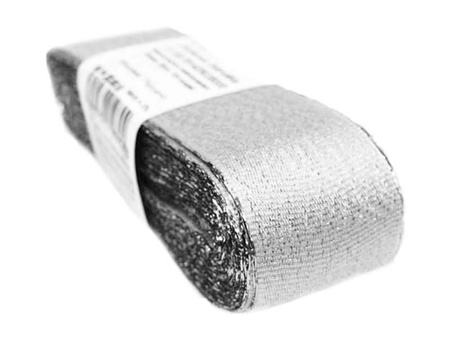 Wstążka 25mm lurex srebrna