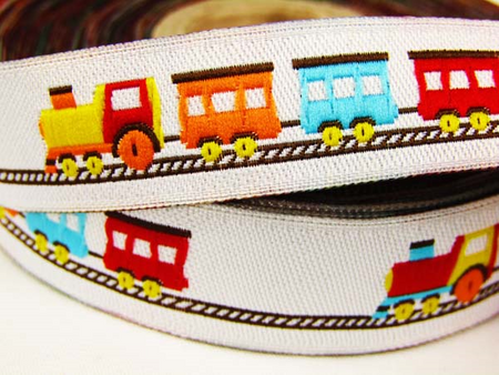 Taśma 15mm żakard CIUCHCIA turkus