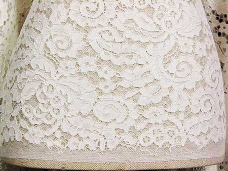 Koronka 160cm bawełnIano-wiskozowa ivory