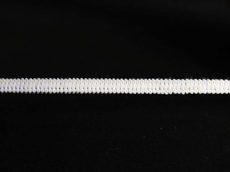 Guma 4mm dziana biała