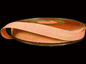 Taśma 10mm bawełniana brzoskwinia