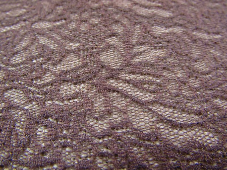 Koronka 160cm stabilna kakaowy brąz