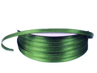 Wstążka 3mm atłas ciemnozielona