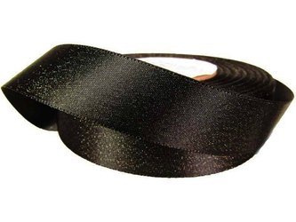 Wstążka 24mm atłas REXOR czarna