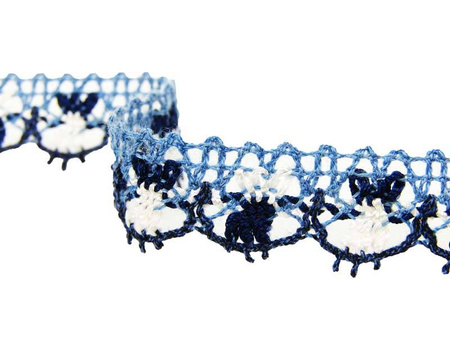 Koronka 1,8cm bawełniano-akrylowa granat