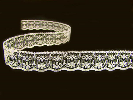 Koronka 2,2cm stabilna ecru