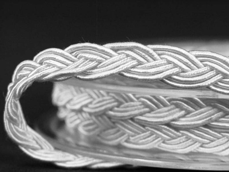 Taśma 0,7cm galonowa biała