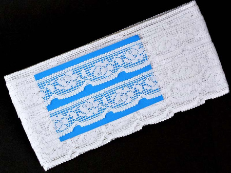 Koronka 2,9cm bawełniana biała