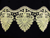 Koronka 10,5cm gipiurowa jasnozłota