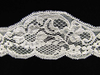 Koronka 6cm elastyczna biała