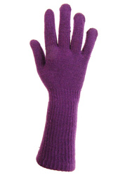 Rękawiczka młodzieżowa 3/4 dziana fiolet