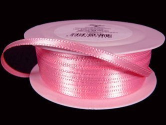 Wstążka 3mm atłas róż brzoskwinia