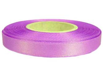 Wstążka 10mm atłas wrzos