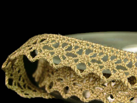 Koronka 1,2cm bawełniana beżowa