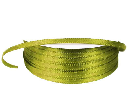 Wstążka 3mm atłas khaki