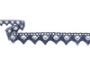 Koronka 1,8cm bawełniana granat indygo