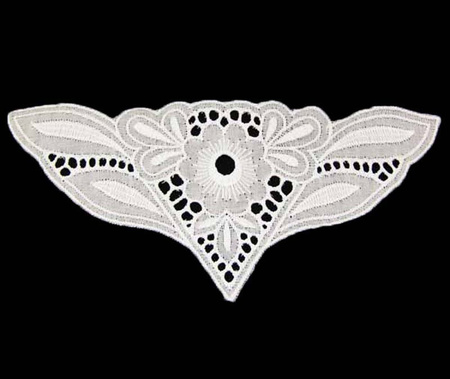 Przodzik haft angielski biały