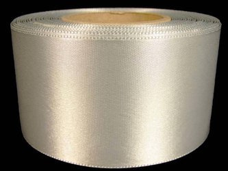 Wstążka 50mm atłas jasny popiel